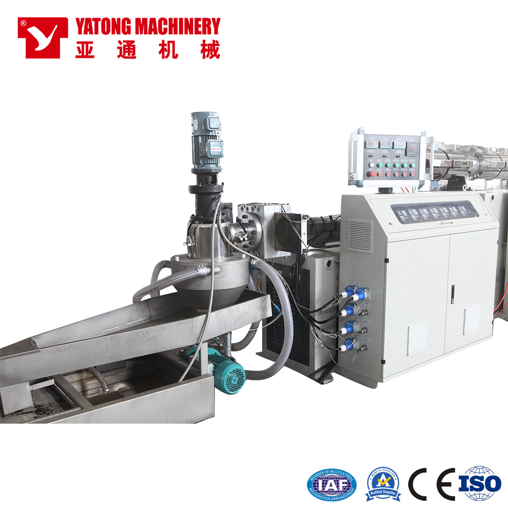 Ligne de granulation de recyclage des déchets plastiques PP PE
